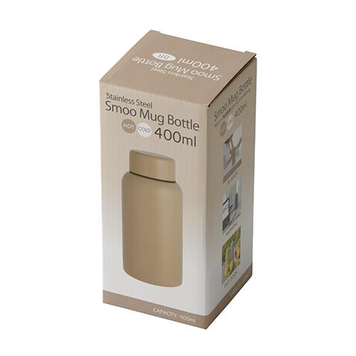 真空断熱ステンレスマグボトル(400ml)(ブラウン)（6）