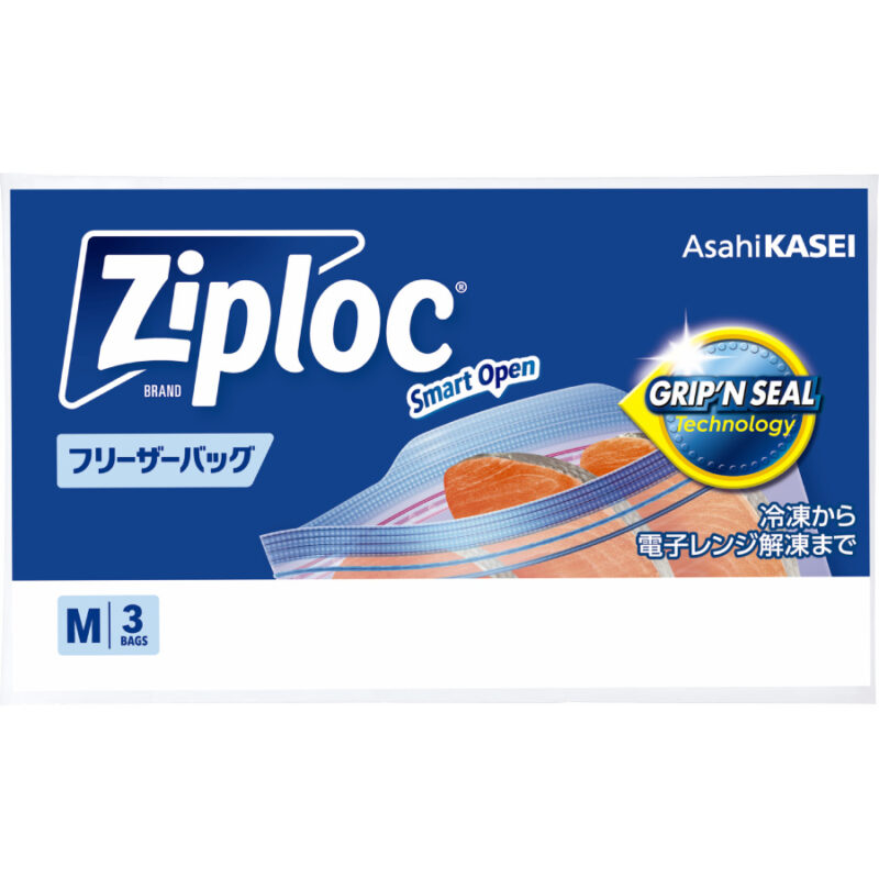 ジップロック フリーザーバッグ 〔Ｍ〕 3枚・ＰＰ袋入り/既製品
