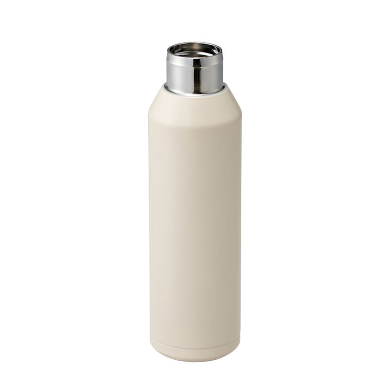 真空ステンレス炭酸ボトル 480ml クリーム（3）