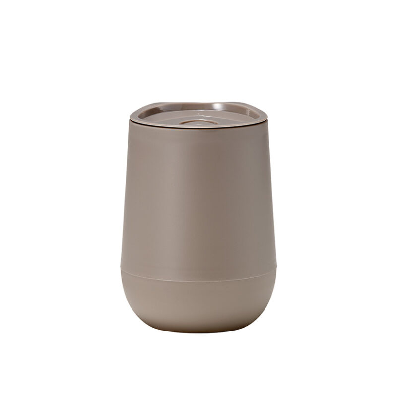 蓋付きラウンドタンブラー(グレー)