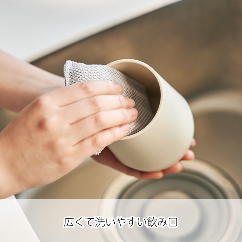 蓋付きラウンドタンブラー(グレー)（5）