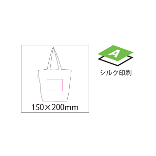 リサイクルコットン底マチトート（5）