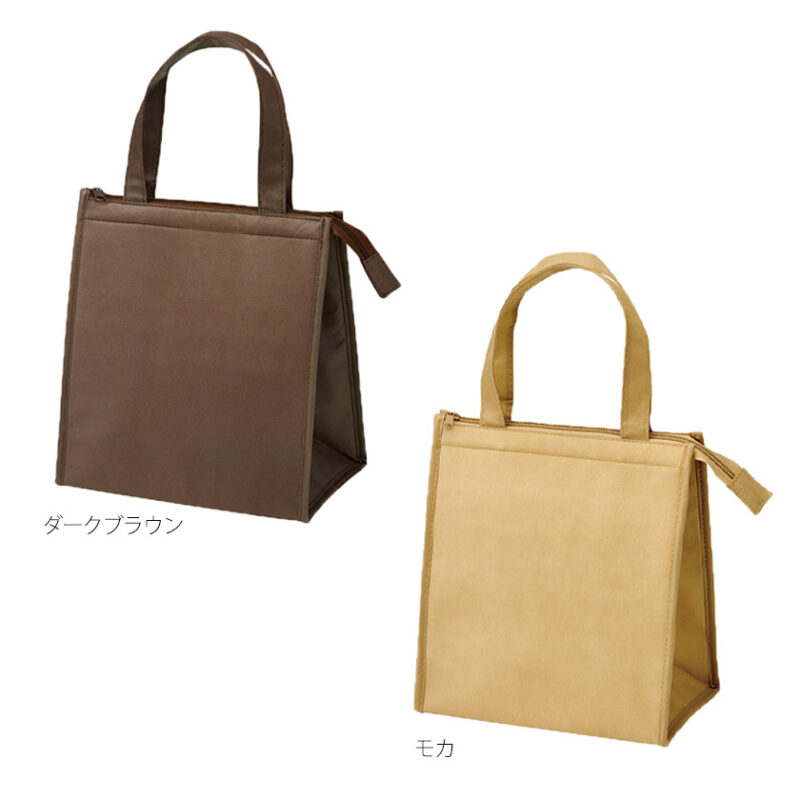 不織布保冷温バッグ モカ（5）