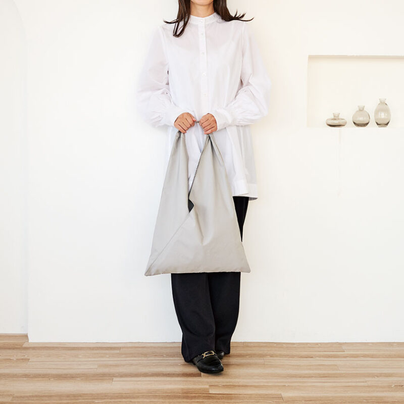 トライアングルトートバッグ(ブラック)（5）