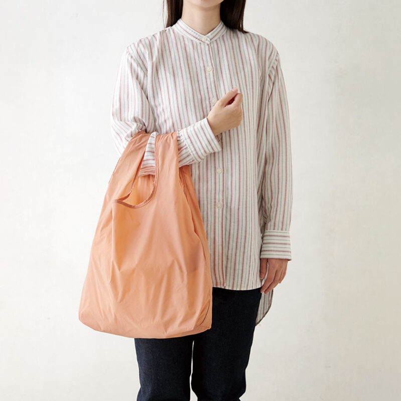 ミニ収納ナイロンバッグ(イエロー)（6）