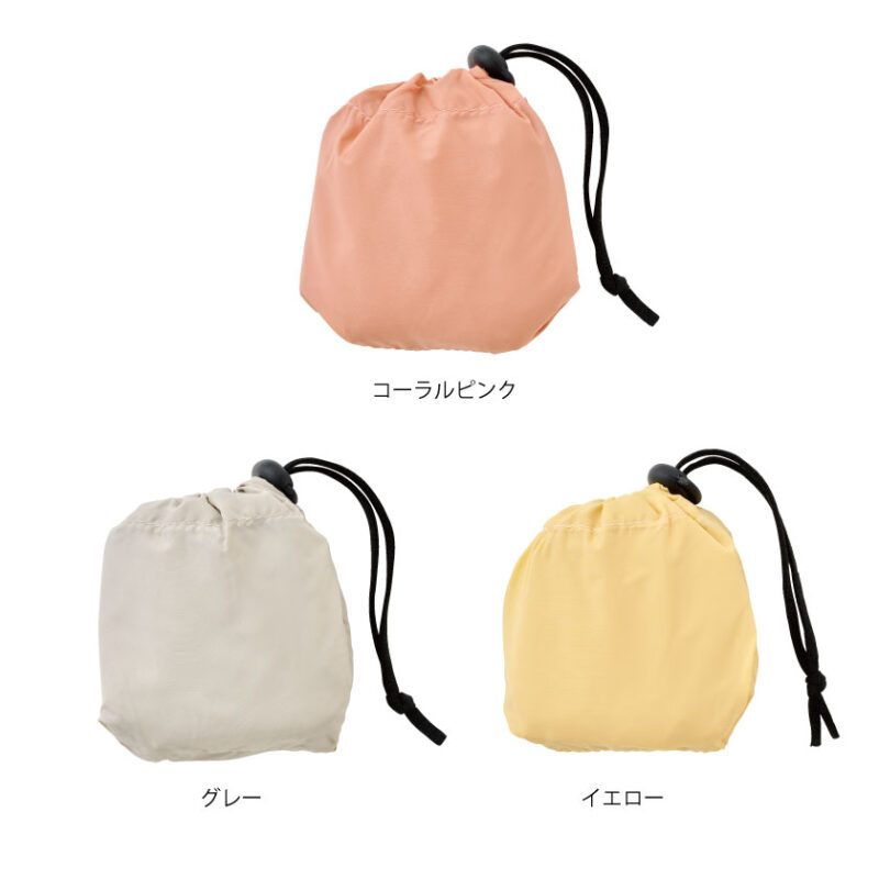 ミニ収納ナイロンバッグ(グレー)（2）