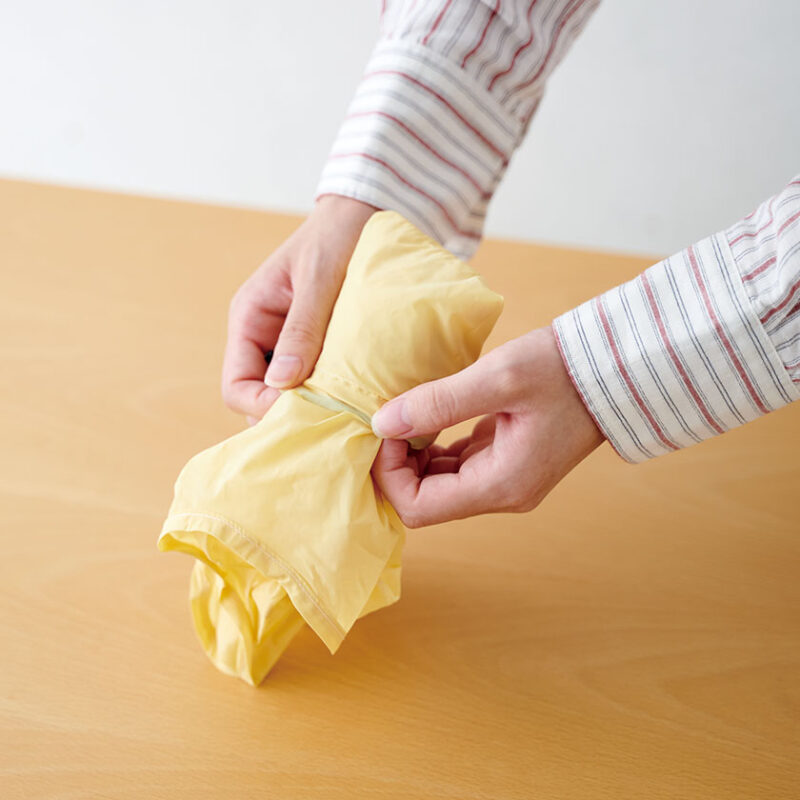 ミニ収納ナイロンバッグ(グレー)（5）