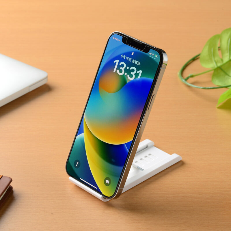 スライドスマホスタンド　ブラック（8）