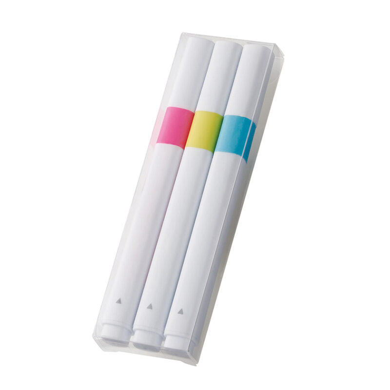 蛍光ペン３本セット（4）