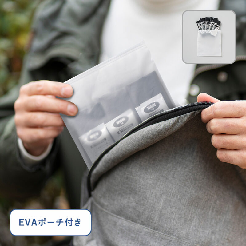 非常用トイレ 5個セット（EVAポーチ付） クリア（6）