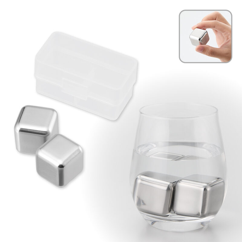 ステンレスアイスキューブ シルバー