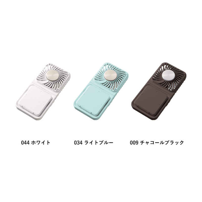 スマホスタンド付冷却プレートUSBファン ホワイト（2）