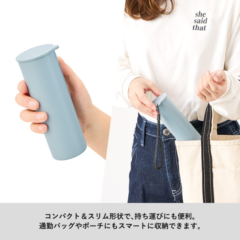 ポータブルシリコン氷のう ライトブルー（6）