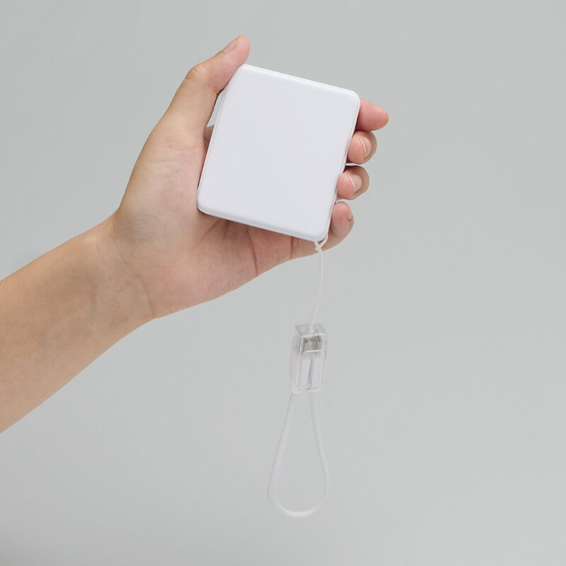 PD急速充電コードストラップ付モバイルチャージャー5000(全面印刷対応) ブラック（2）