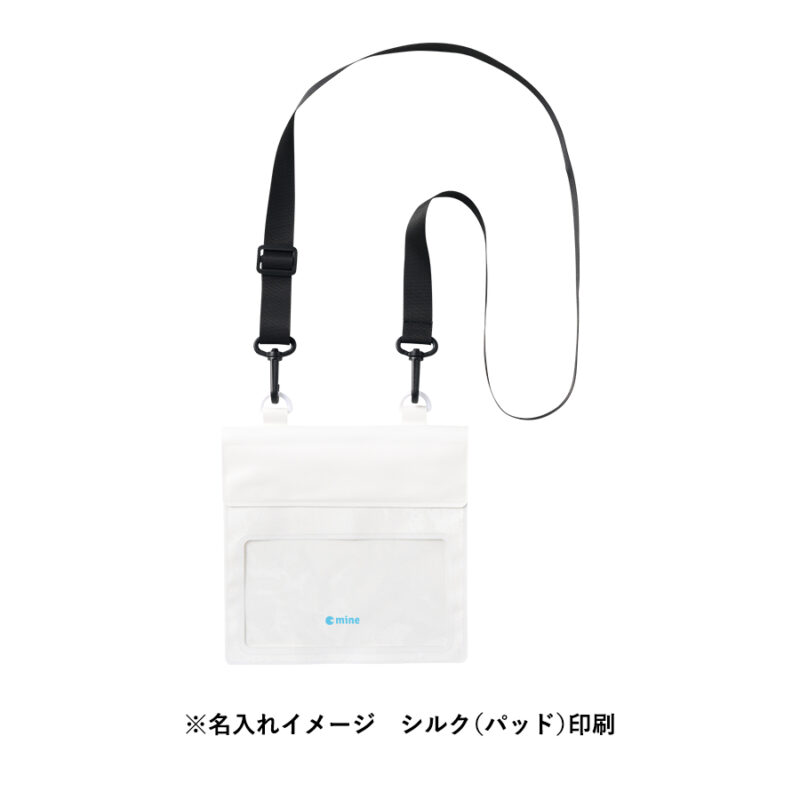 モバイルウォータープルーフサコッシュ ブラック（5）