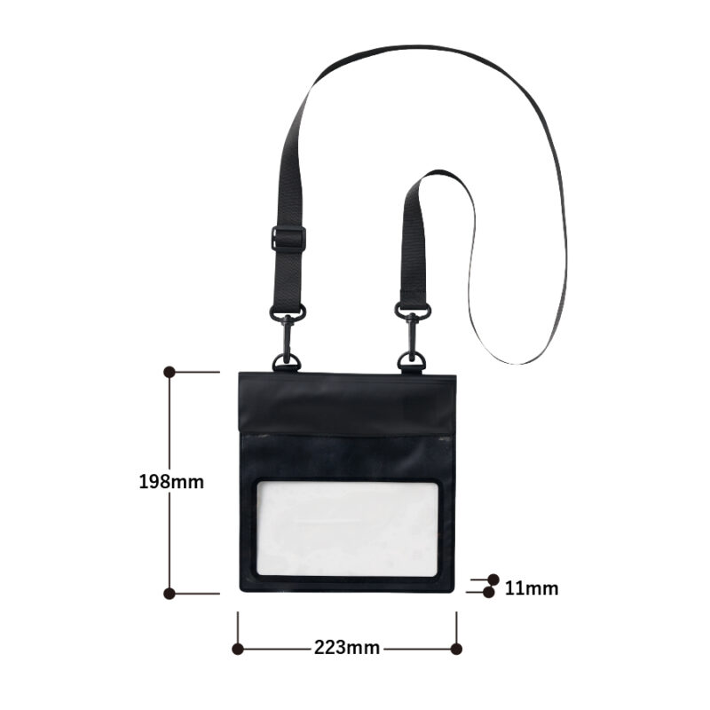 モバイルウォータープルーフサコッシュ ホワイト（2）