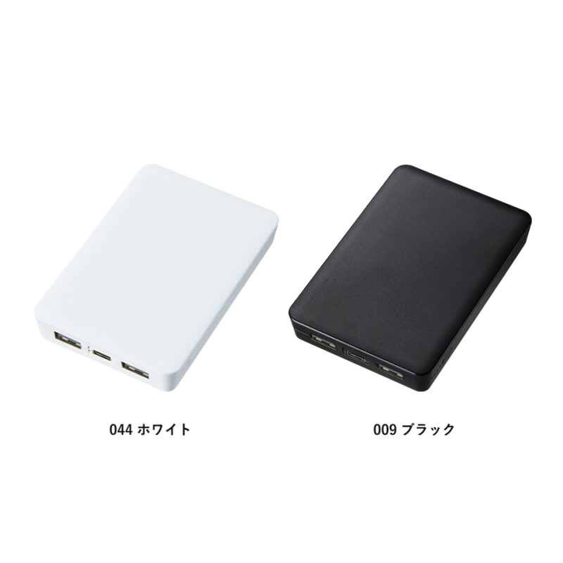全面印刷できるモバイルチャージャー5000(リン酸鉄使用) ブラック（2）