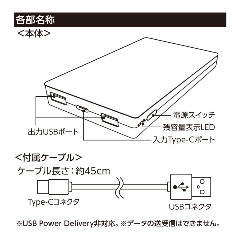 全面印刷できるモバイルチャージャー10000(リン酸鉄使用) ブラック（7）