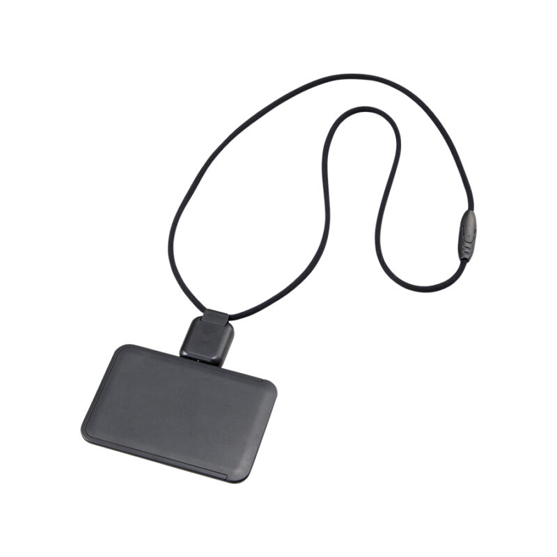 リール付IDカードホルダー ブラック（2）