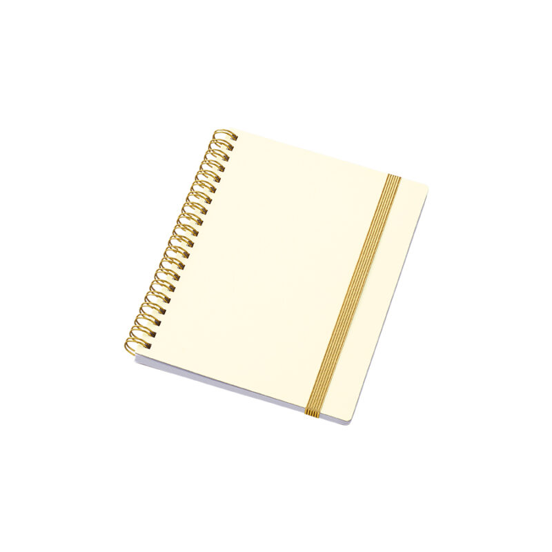 ゴールドリングハンディノート オフホワイト