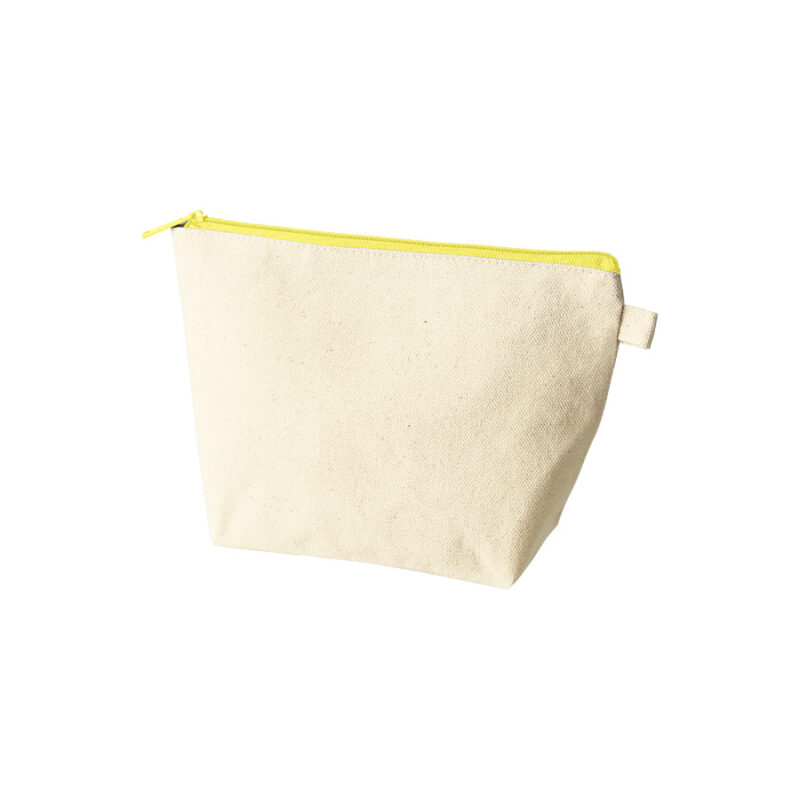 カラーファスナーキャンバスデイリーポーチ イエロー