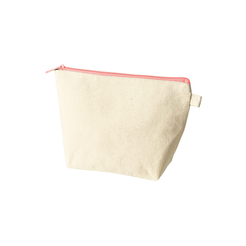カラーファスナーキャンバスデイリーポーチ ライトピンク