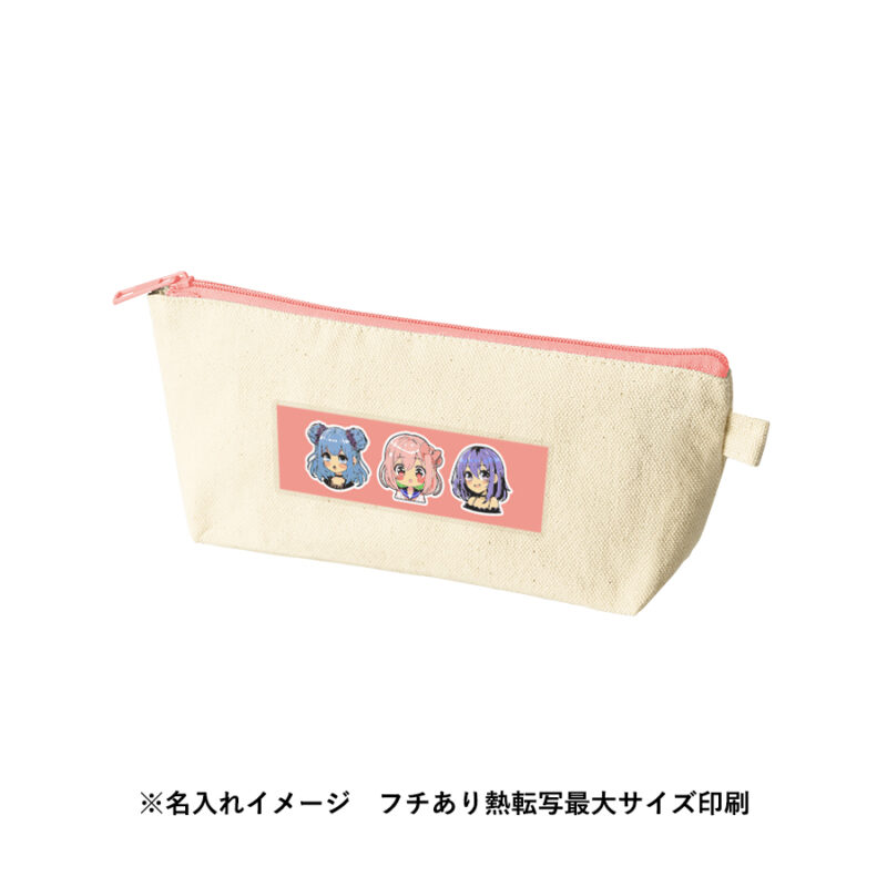 カラーファスナーキャンバスロングポーチ　イエロー（8）