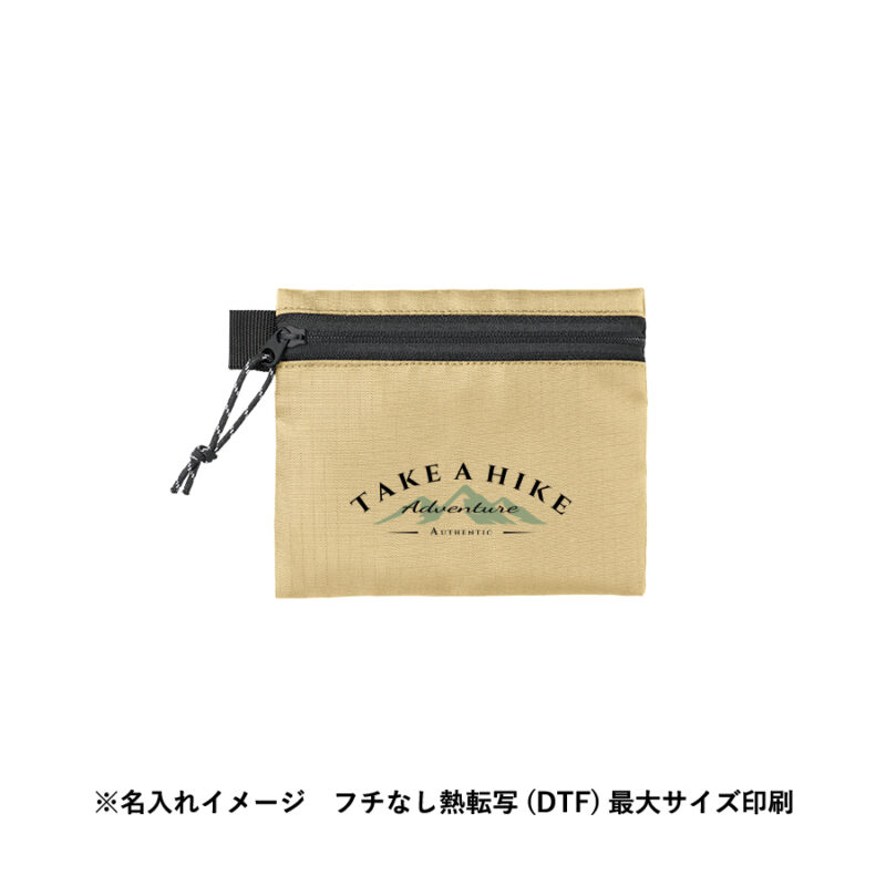 リップストップフラットポーチ(SS)　ホワイト（7）