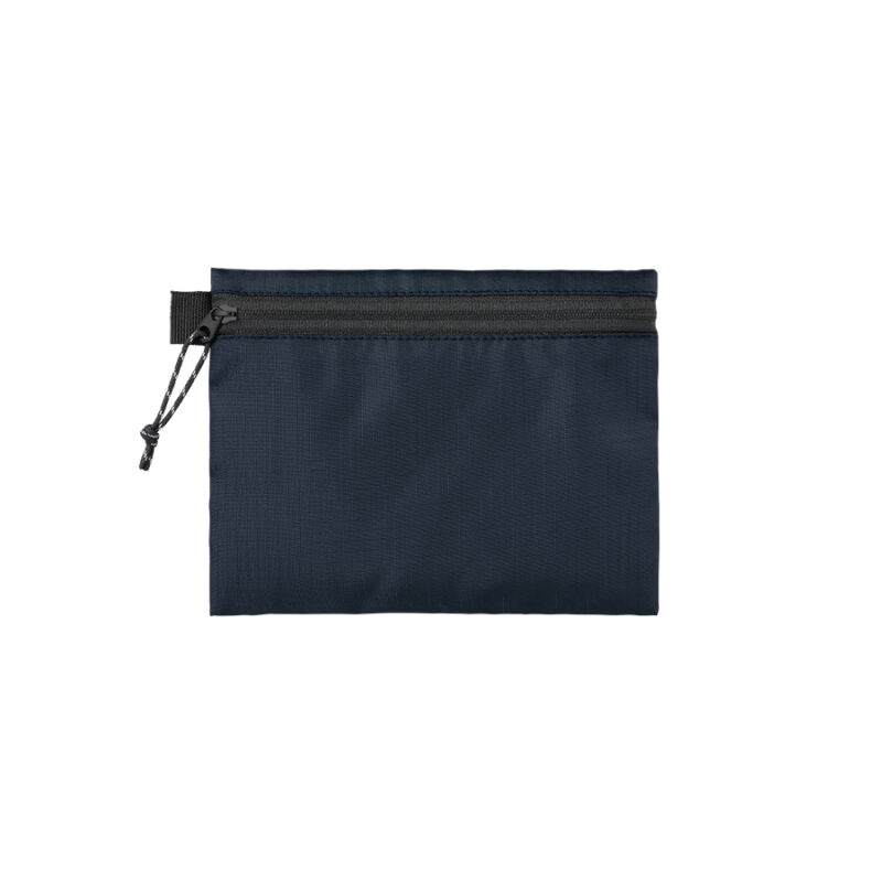 リップストップフラットポーチ(S) ネイビー