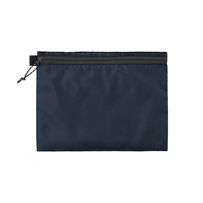 リップストップフラットポーチ(M) ネイビー