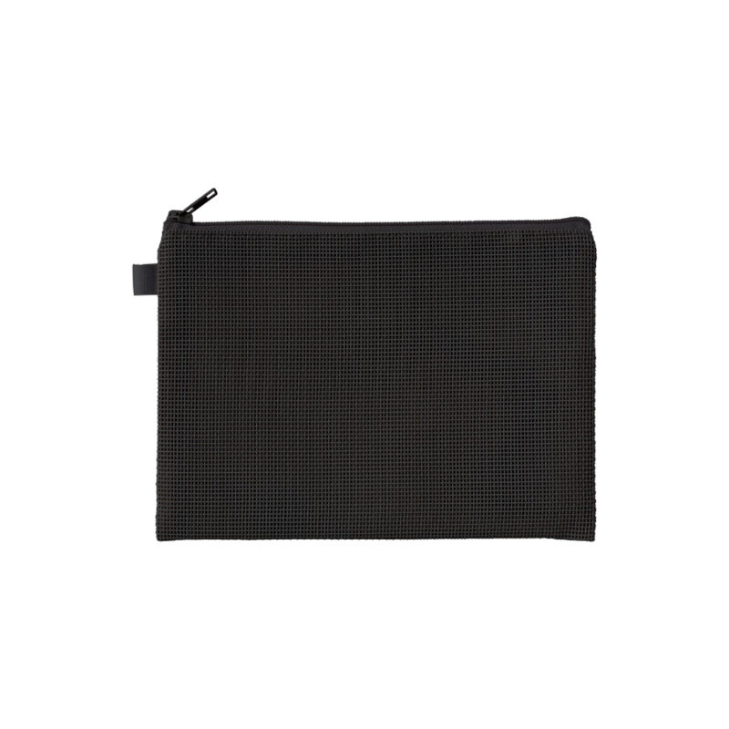 ハードメッシュフラットポーチ(M) ブラック