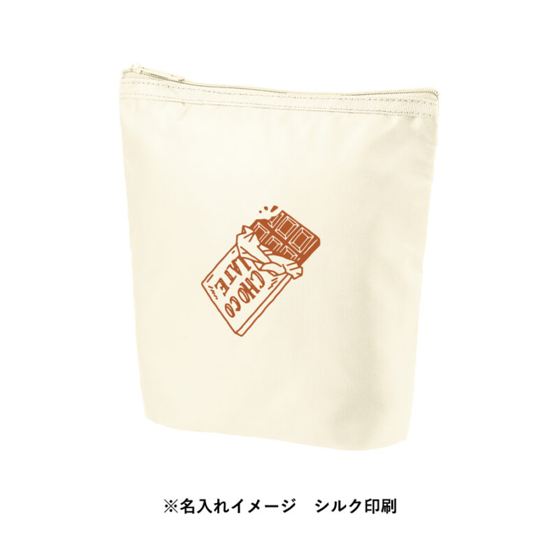 ライトクーラーガゼットマチ付ポーチ チャコールブラック（4）