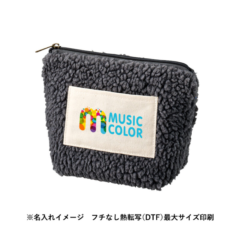 ボア&キャンバスポケットデイリーポーチ アイボリー（8）