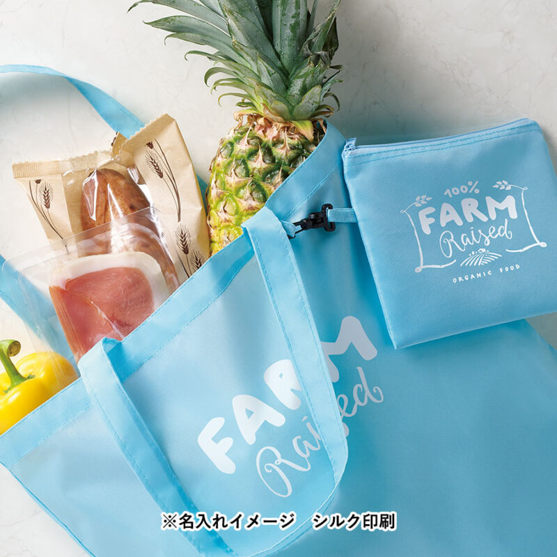 コンパクトバッグ(M)ポーチ付 ネイビー（4）