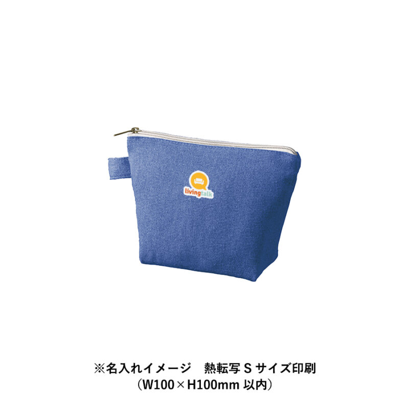シャンブリックキャンバスデイリーポーチ(S) ベージュ（5）
