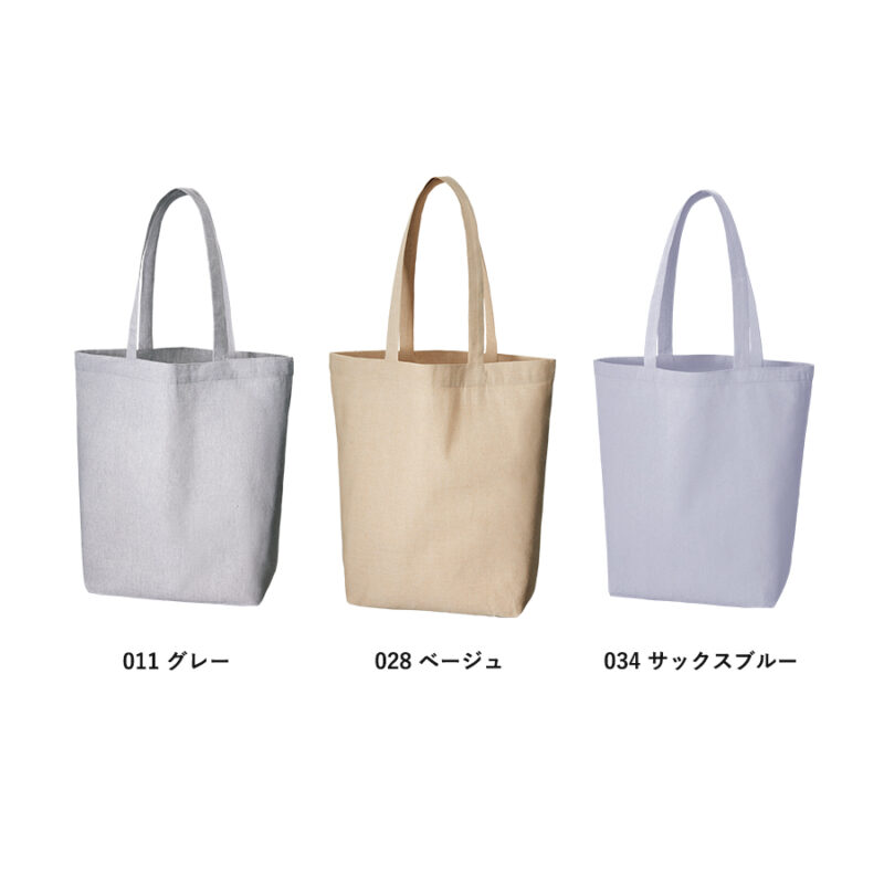 シャンブリックマチ付トート(L)　グレー（5）