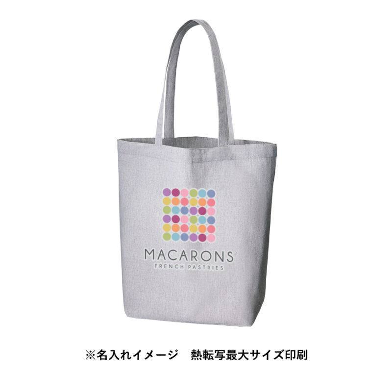 シャンブリックマチ付トート(L)　グレー（9）