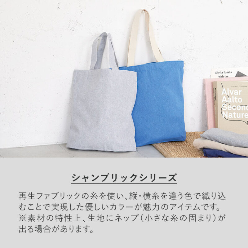 シャンブリックA4フラットトート　ベージュ（5）