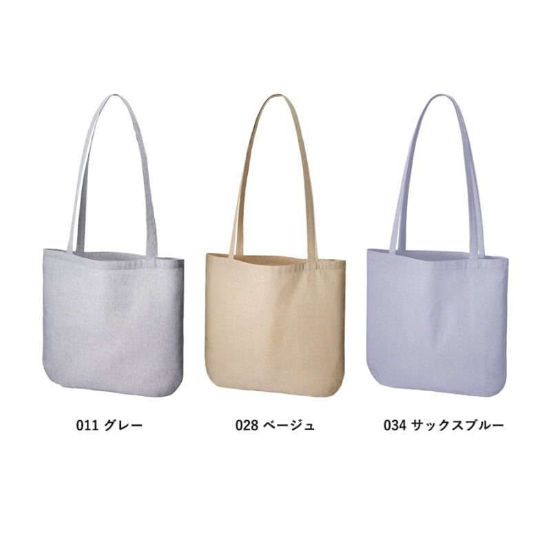 シャンブリックラウンドボトムバッグ　グレー（4）
