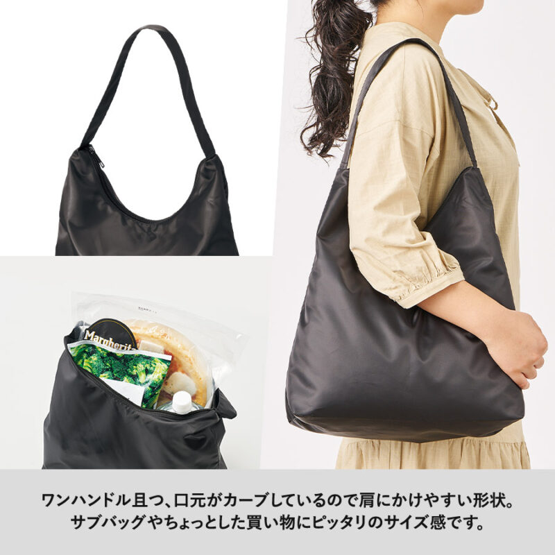 ライトクーラーショルダートート サックスブルー（5）