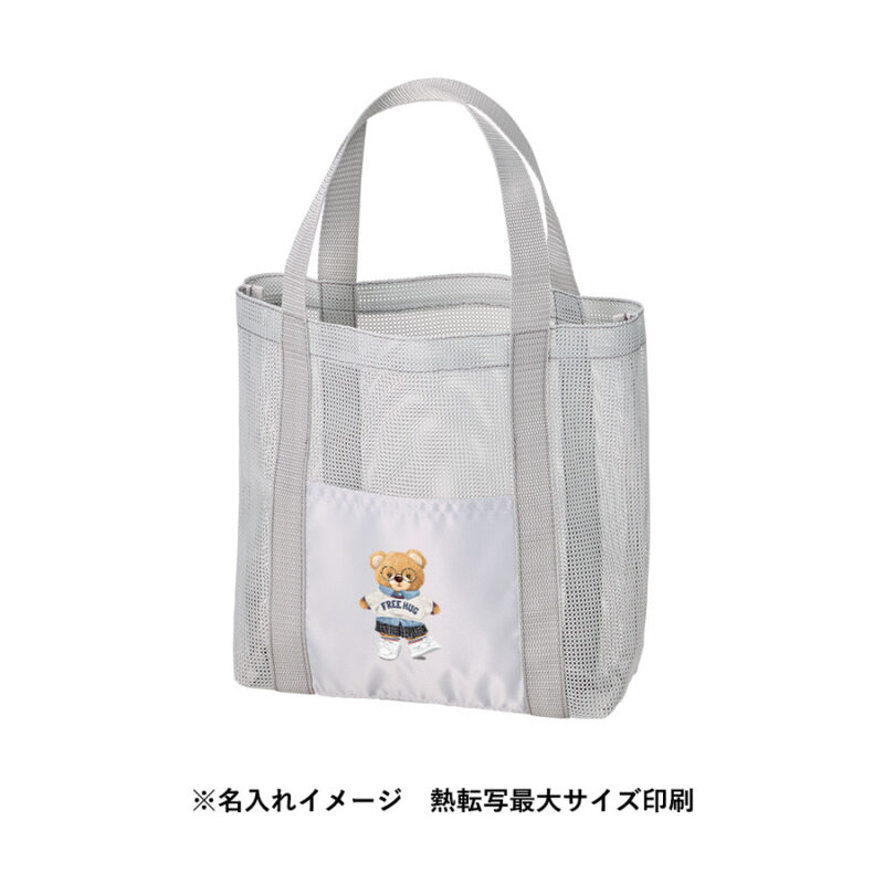 メッシュライントート(M) ホワイト（8）