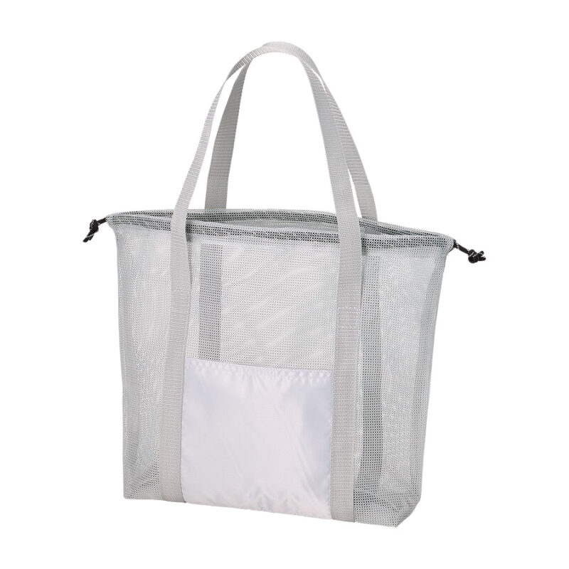 メッシュライントート(L) グレー