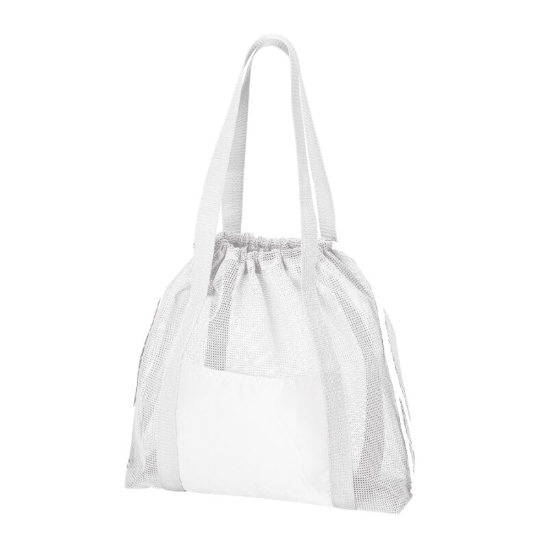 メッシュライントート(L) ホワイト（2）