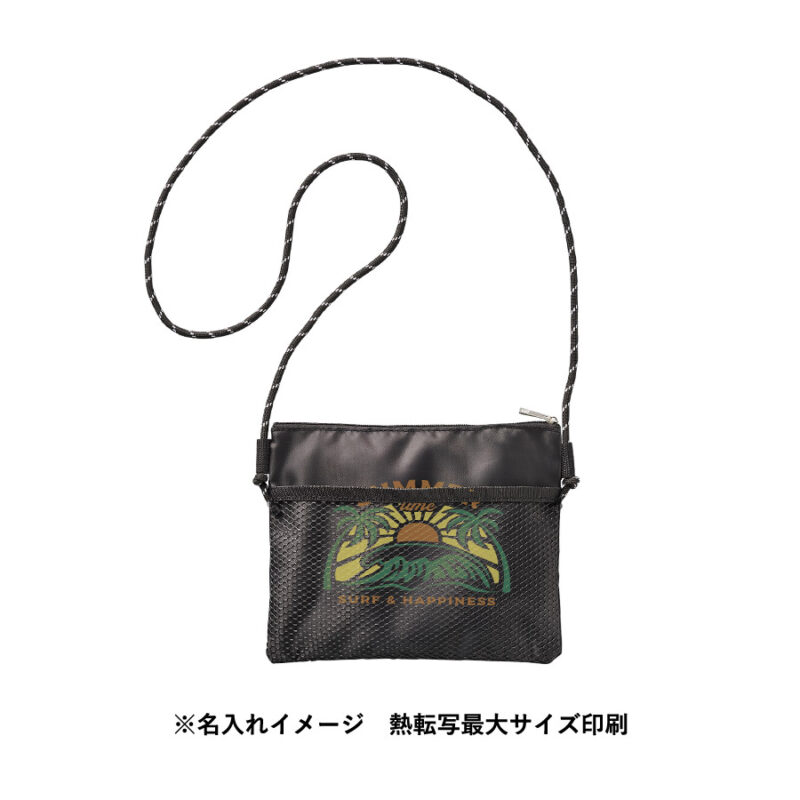 メッシュポケットサコッシュ グレー（9）