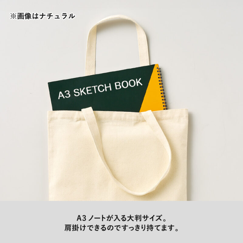 ライトキャンバスフラットバッグ(LL)　ナチュラル（5）