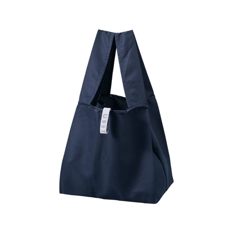 クルリト セルフレジで使いやすいスクエアデリバッグ ネイビー