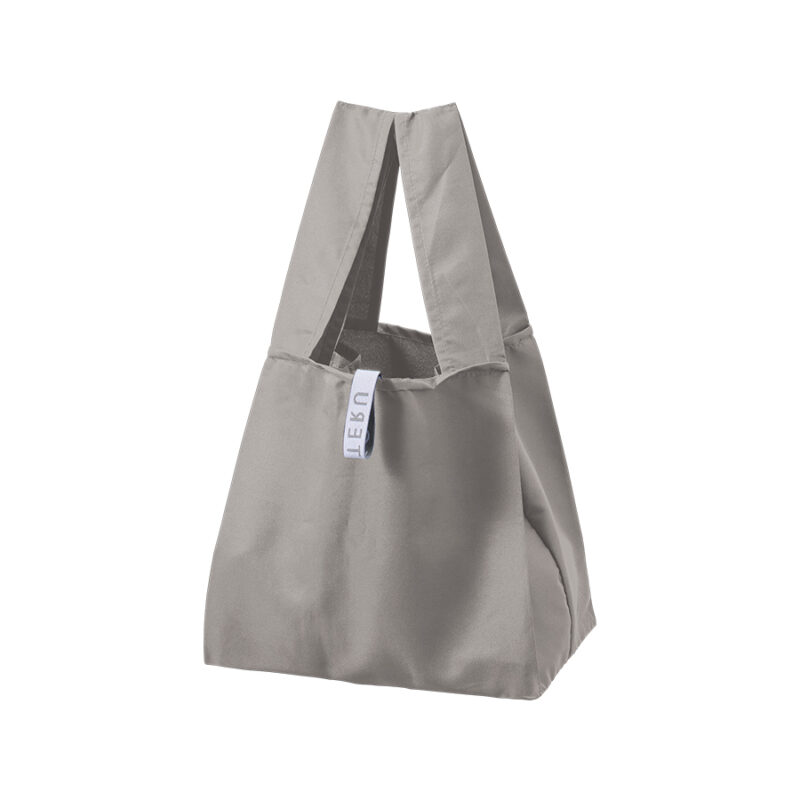 クルリト セルフレジで使いやすいスクエアデリバッグ グレー