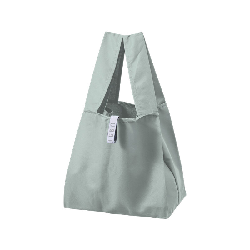 クルリト セルフレジで使いやすいスクエアデリバッグ ミントブルー