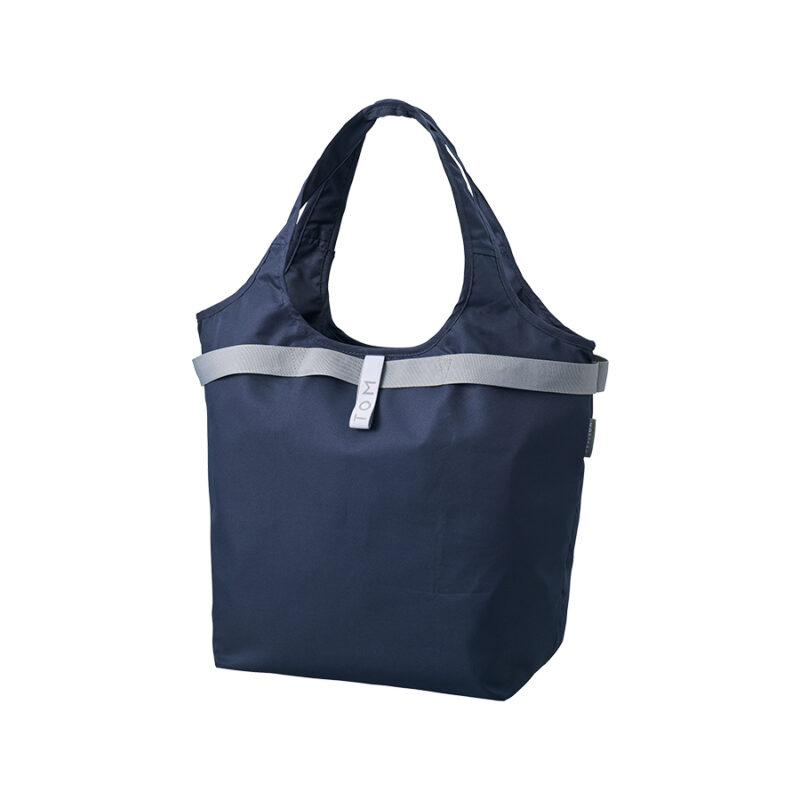 クルリト セルフレジで使いやすいコンパクトクーラーマルシェバッグ ネイビー