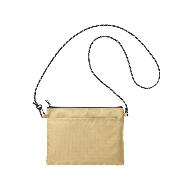 リップストップポケットサコッシュ ベージュ